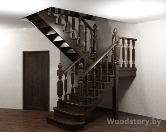 Деревянные лестницы в классическом стиле